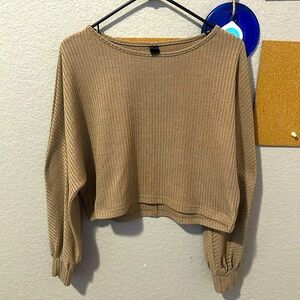 Brown sweater